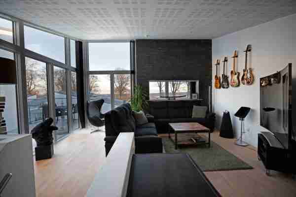 Modern home double pane windows