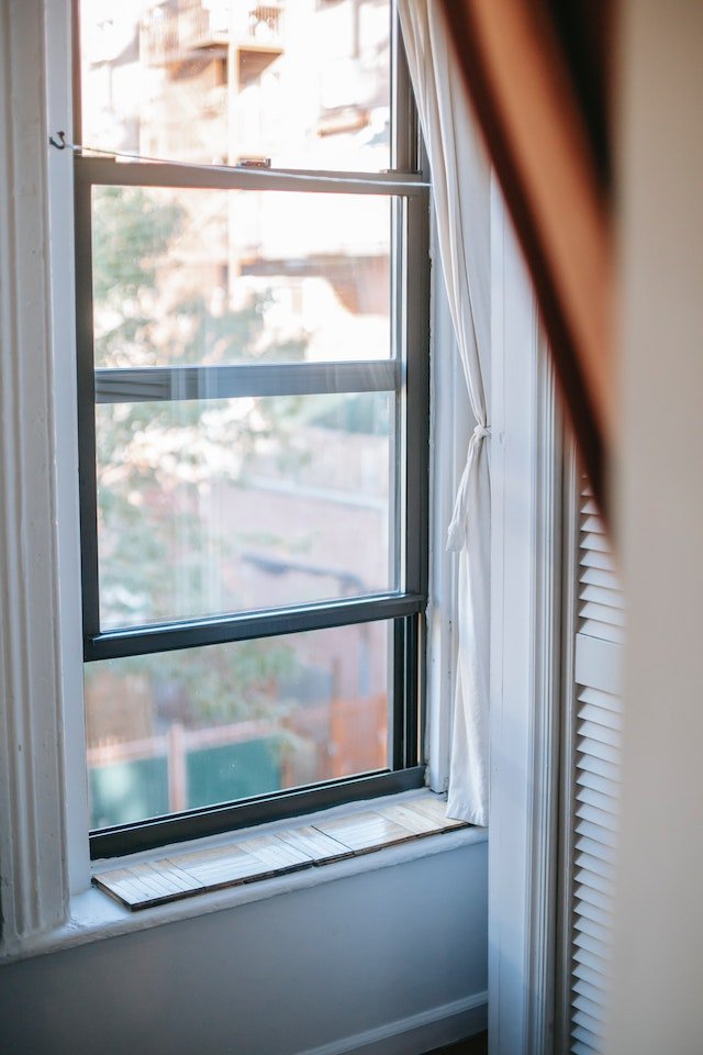 relocate a vertical sliding window second floor